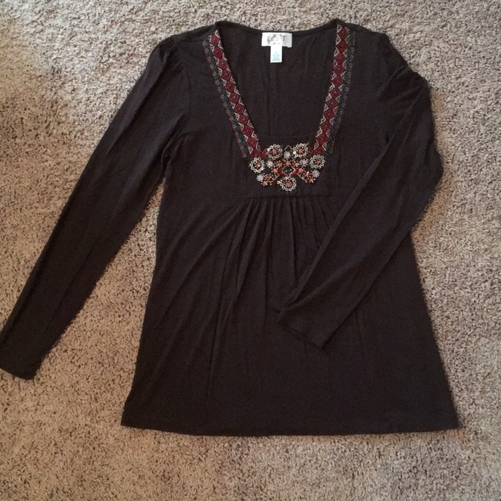 Loft jeweled tunic